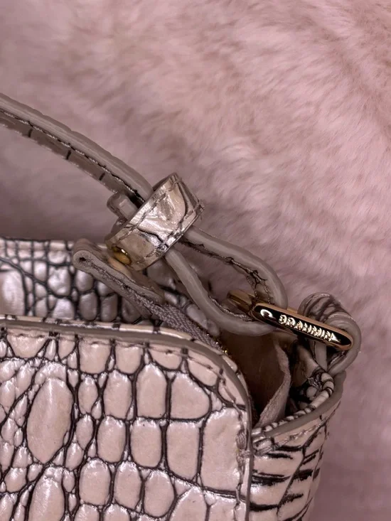 Brahmin Carrie Crossbody in Moonrise with Matching Credit Card Wallet - Picture 4 of 14